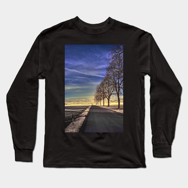 The long and not so winding road Long Sleeve T-Shirt by mbangert